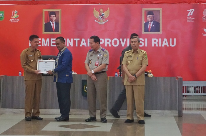 Bupati Rohil Hadiri Rakor Bersama Pimpinan KPK di Pekanbaru 